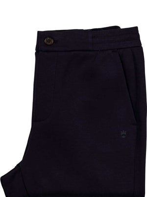 Thomas Maine Chinos/Trousers Thomas Maine - Sweat Pant Navy Cotton Blend