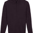 Thomas Maine Knitwear & Jumpers Thomas Maine - 1/4 Zip Aubergine Merino Wool Jumper