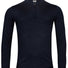 Thomas Maine Knitwear & Jumpers Thomas Maine - 1/4 Zip Navy Merino Wool Jumper