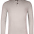 Thomas Maine Knitwear & Jumpers Thomas Maine - Long Sleeve Beige Lambs Wool Polo