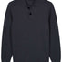 Thomas Maine Knitwear & Jumpers Thomas Maine - Long Sleeve Navy Lambs Wool Polo