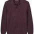 Thomas Maine Knitwear & Jumpers Thomas Maine - Long Sleeve Purple Lambs Wool Polo