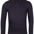 Thomas Maine Knitwear & Jumpers Thomas Maine - Sweatshirt 1/4 Zip Navy Cotton Blend