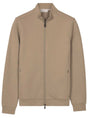 Thomas Maine Knitwear & Jumpers Thomas Maine - Sweatshirt Full Zip Beige Cotton Blend