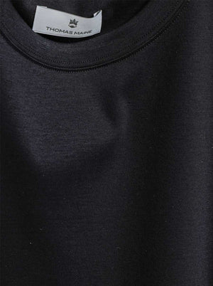 Thomas Maine Polo & T-Shirts Thomas Maine - Liquid Cotton Black T-Shirt
