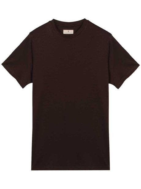 Thomas Maine Polo & T-Shirts Thomas Maine - Liquid Cotton Brown T-Shirt
