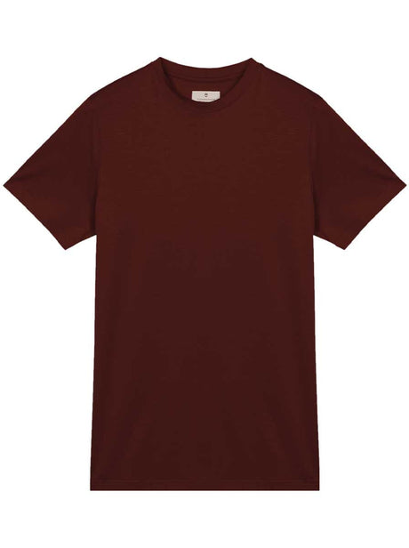 Thomas Maine Polo & T-Shirts Thomas Maine - Liquid Cotton Burgundy T-Shirt