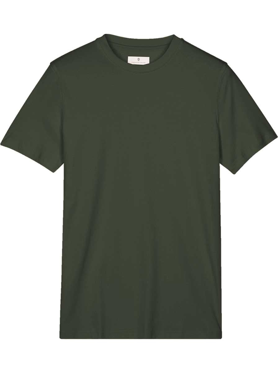 Thomas Maine Polo & T-Shirts Thomas Maine - Liquid Cotton Green T-Shirt