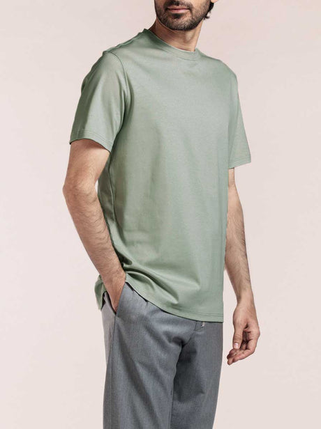 Thomas Maine Polo & T-Shirts Thomas Maine - Liquid Cotton Sage T-Shirt