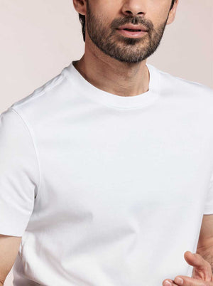 Thomas Maine Polo & T-Shirts Thomas Maine - Liquid Cotton White T-Shirt