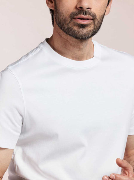 Thomas Maine Polo & T-Shirts Thomas Maine - Liquid Cotton White T-Shirt