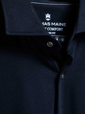 Thomas Maine Shirts Thomas Maine - Liquid Cotton Navy Shirt