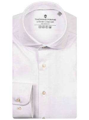 Thomas Maine Shirts Thomas Maine - Liquid Cotton White Shirt