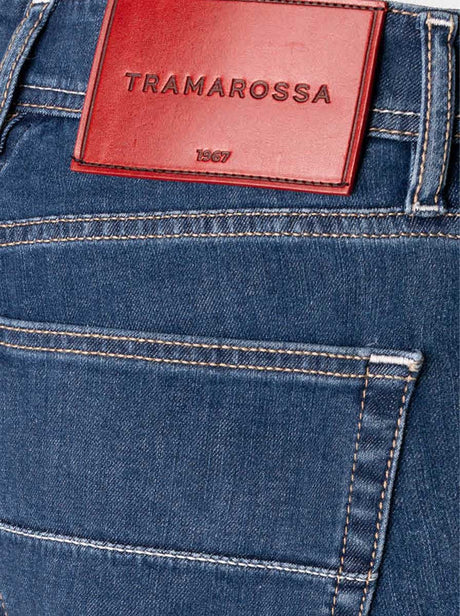 Tramarossa Jeans Tramrossa - Jean - Mid Blue Relax Denim 5 Pocket