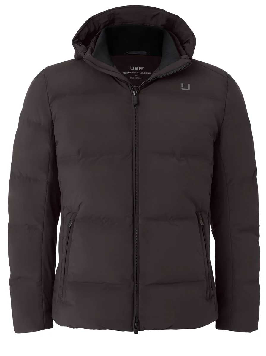 UBR Coats UBR - Bolt Quilted Brown Jacket