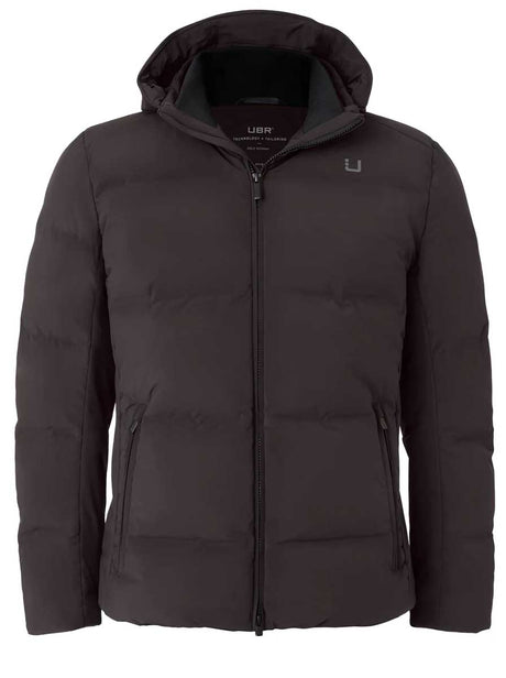 UBR Coats UBR - Bolt Quilted Brown Jacket