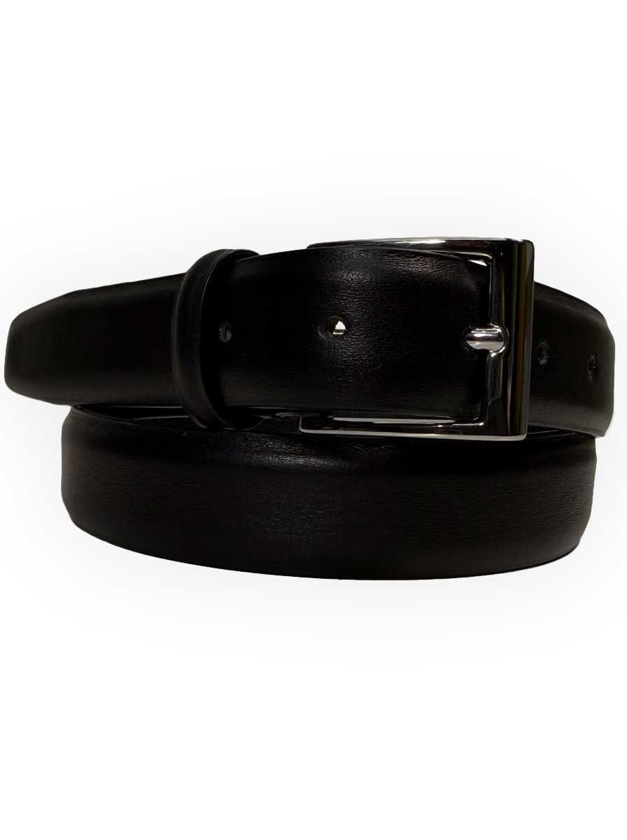 Vernizzi Belt Vernizzi - 30mm Leather Black Belt