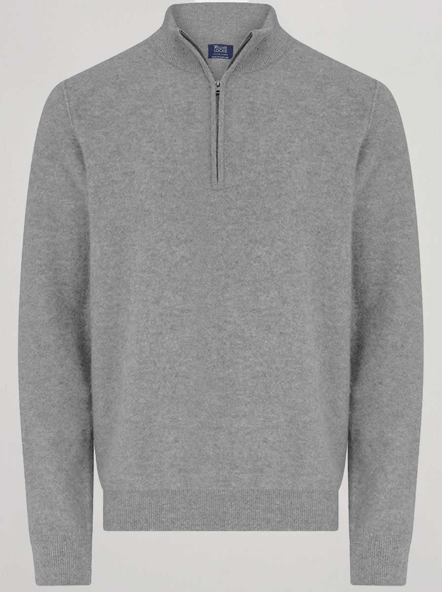 William Lockie Knitwear & Jumpers William Lockie - Knitwear - Cashmere 1/4 Zip