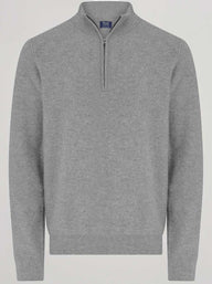 William Lockie Knitwear & Jumpers William Lockie - Knitwear - Cashmere 1/4 Zip