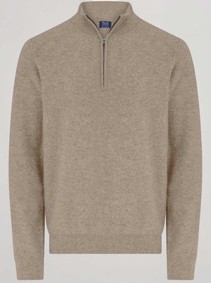 William Lockie Knitwear & Jumpers William Lockie - Knitwear - Cashmere 1/4 Zip