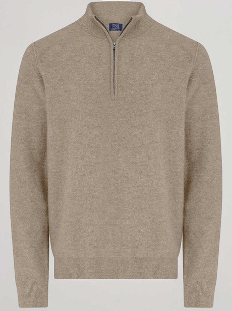 William Lockie Knitwear & Jumpers William Lockie - Knitwear - Cashmere 1/4 Zip