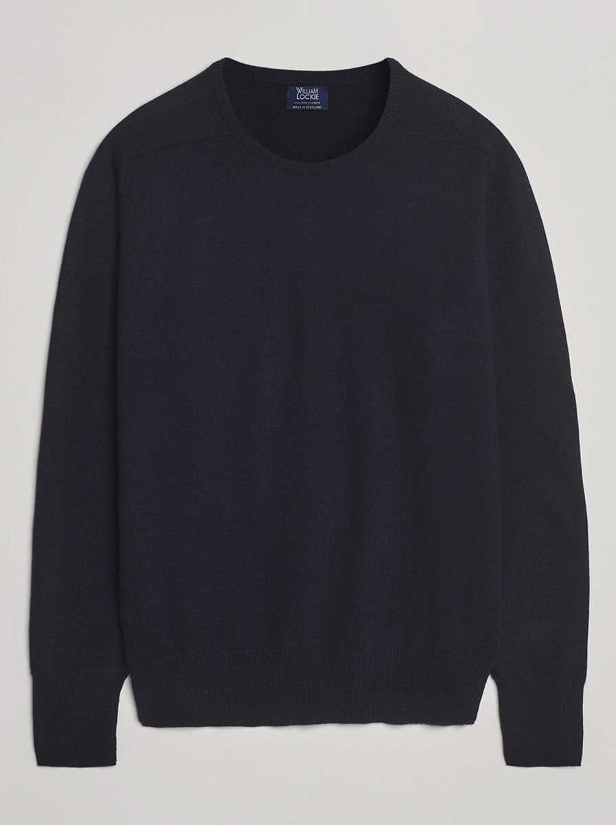 William Lockie Knitwear & Jumpers William Lockie - Knitwear - Cashmere Crew Neck
