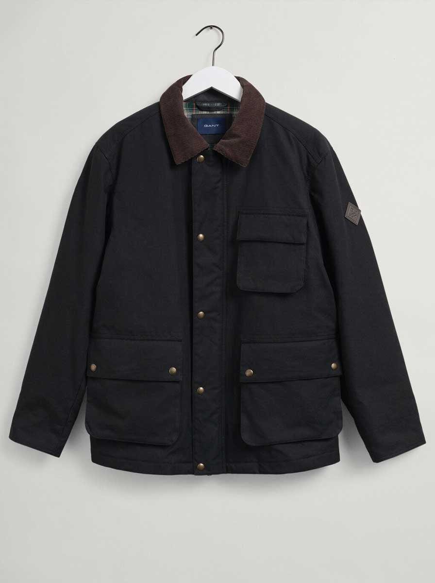 Gant - Waxed Black Hunter Jacket