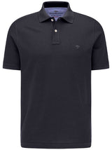 Fynch Hatton - Premium Cotton Navy Polo Shirt