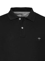 Fynch Hatton - Premium Cotton Black Polo Shirt