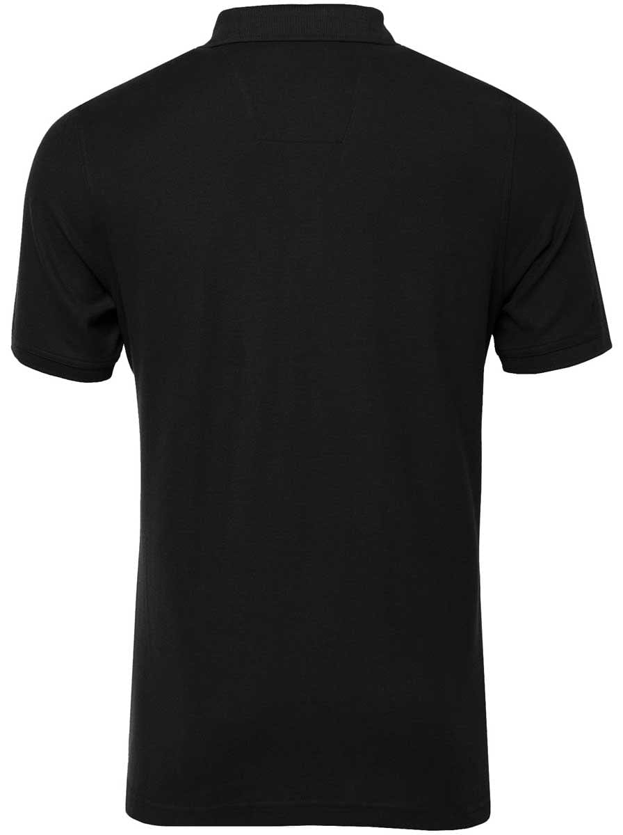 Fynch Hatton - Premium Cotton Black Polo Shirt