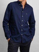 Fynch Hatton - Oxford Cotton Navy Shirt