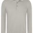 Gran Sasso Knitwear & Jumpers Gran Sasso - Merino Wool Long Sleeve Putty Polo