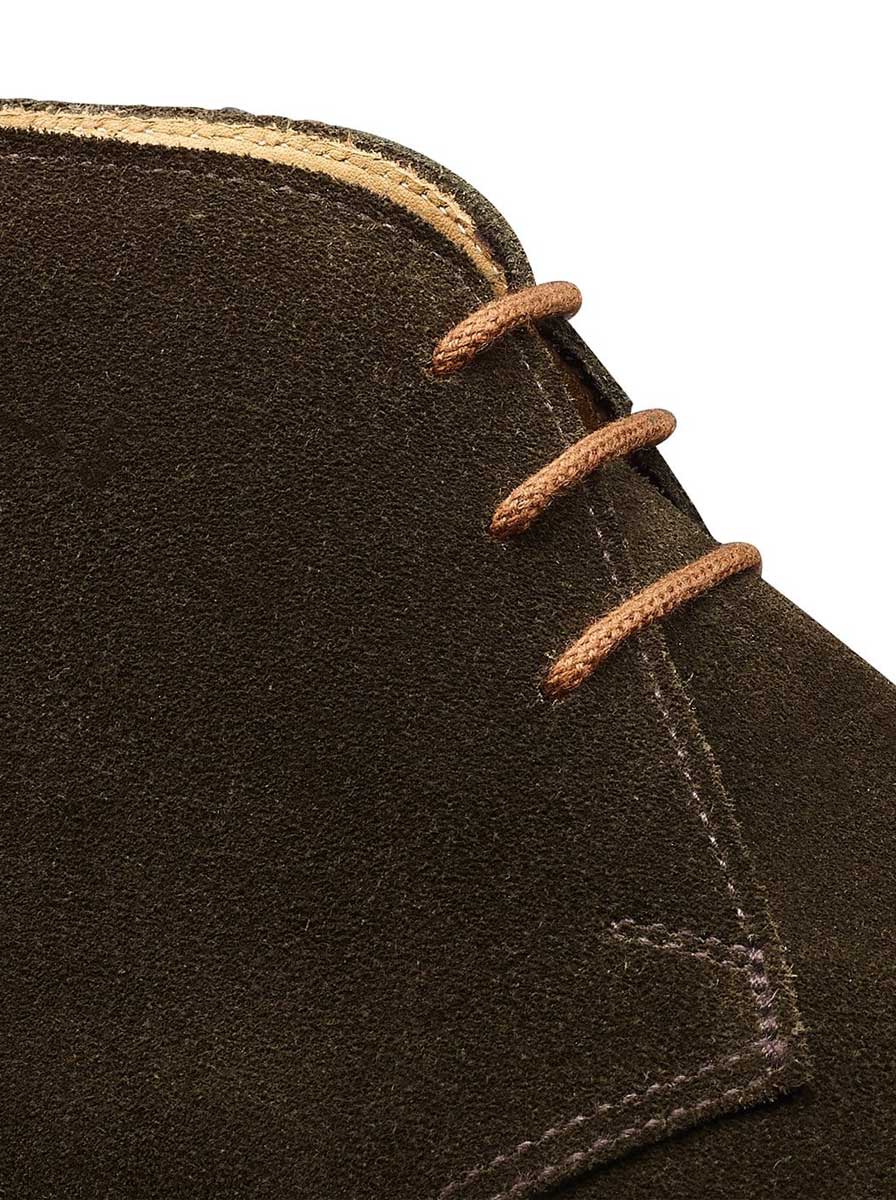 Crockett & Jones - Chiltern Earth Green Suede Chukka Boot