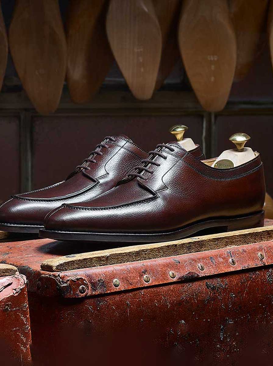 Crockett & Jones - Hardwick Dark Brown Pebble Grain