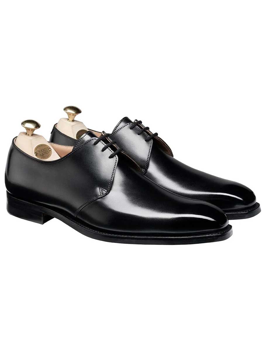 Crockett & Jones - Highbury Black Lace Up Shoe