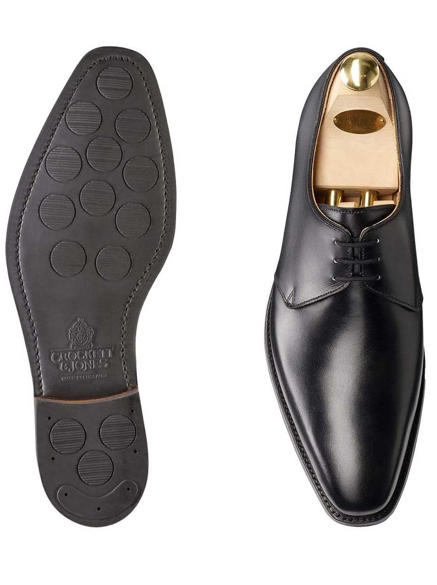 Crockett & Jones - Highbury Black Lace Up Shoe