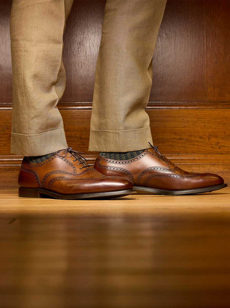 Crockett & Jones - Westgate 2 Dark Brown Burnished Calf Shoe