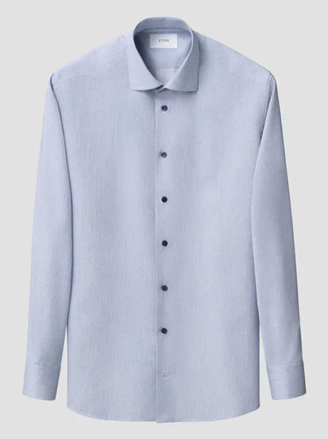 Eton Shirts Eton - Striped Cotton TENCEL™ Lyocell Shirt