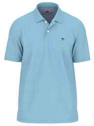 Fynch Hatton - Premium Cotton Sky Polo Shirt