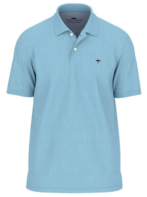 Fynch Hatton - Premium Cotton Sky Polo Shirt