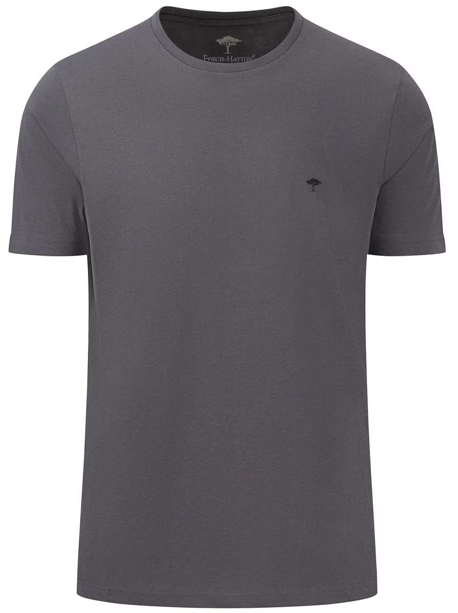 Fynch Hatton - Premium Cotton Grey T-Shirt