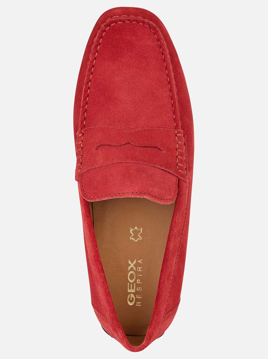 Geox - Kosmopolis Red Suede Loafer