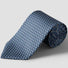 Eton Ties Eton - Geometric Printed Blue Silk Tie