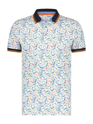 A Fish Named Fred Shorts A Fish Named Fred - Lizard Print Polo Shirt