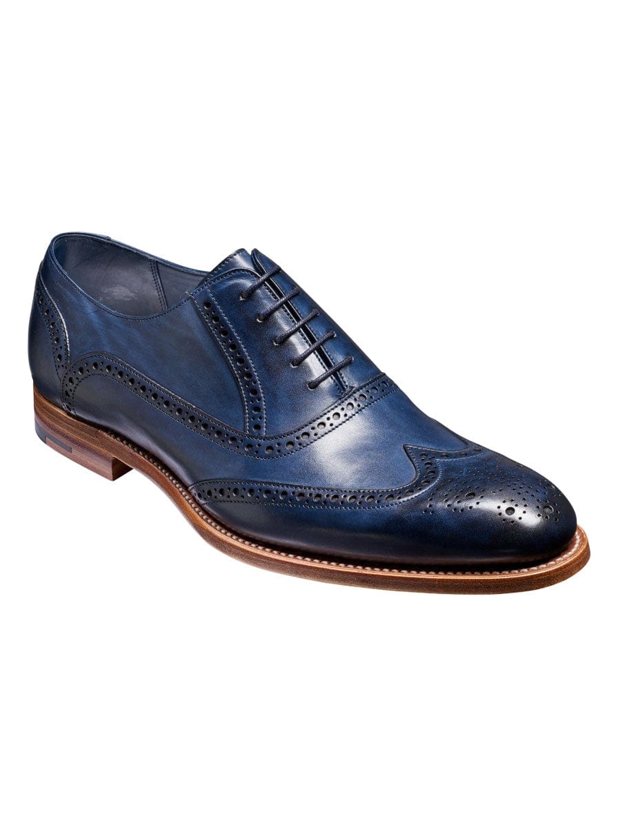 Barker deals blue shoes