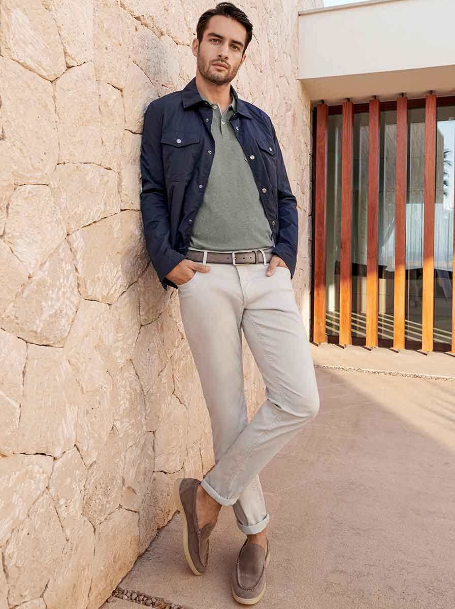 Five top pocket chinos