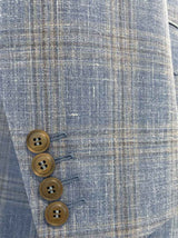 Canali Jacket/Blazer Canali - Wool, Silk & Linen Check Jacket