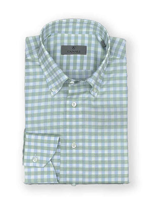 Canali Shirts Canali - Check Button Down Shirt