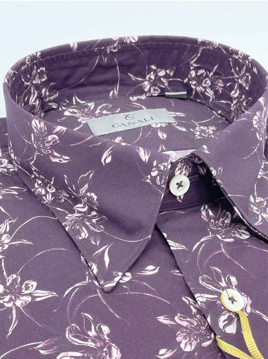 Canali Shirts Canali - Cotton Floral Print Shirt