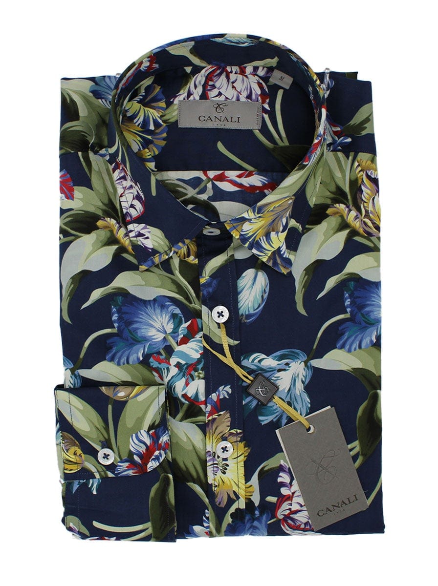 Canali Shirts Canali - Floral Print Shirt